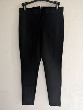 J. Crew Black Ponte High-Rise Pant